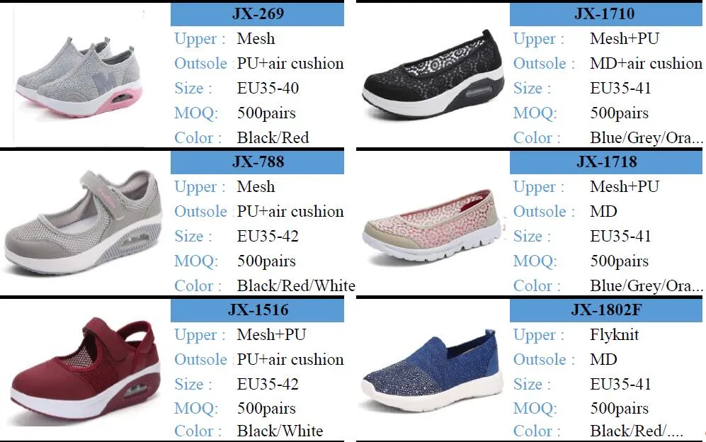 2018 Fashion Comfort Sports Shoes Ladies Casual Shoes Wholesale
