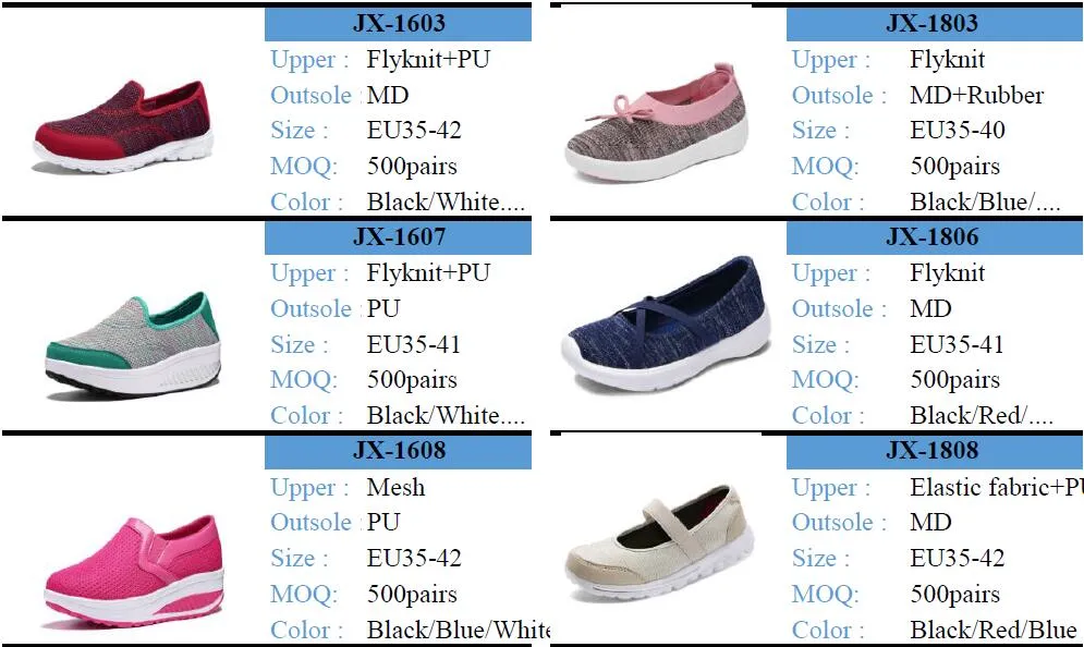 2018 Fashion Comfort Sports Shoes Ladies Casual Shoes Wholesale