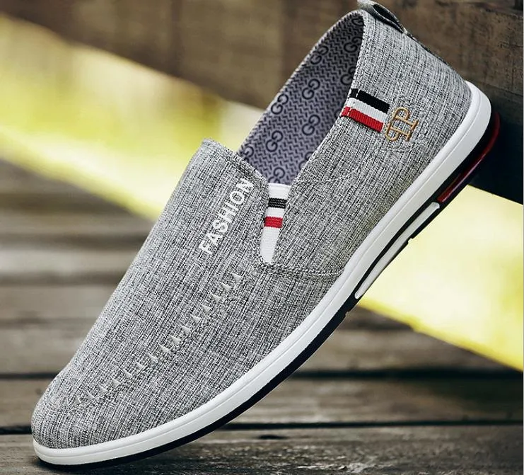 2020 Autumn New Old Beijing Cloth Shoes Men a Loafer Casual Shoes Breathable Work Board Shoes Canvas Shoes Men