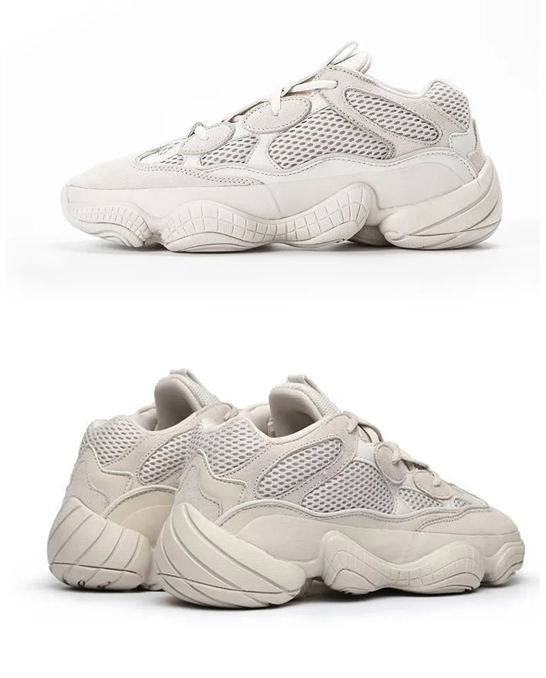 2020 Latest Design Original High Quality Genuine Leather Yeezy 500 Style Cool Fashion Sneakers Yeezy Shoes