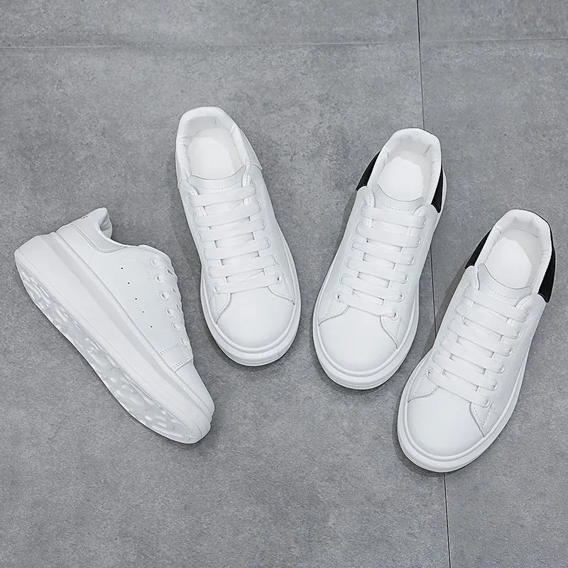 2021 New Fashion PU White Shoes Sports Shoes Sneaker