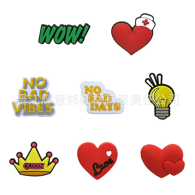 2021 New Shoe Charm Packages Factory Price Ornament Charm Santa Claus Good Look Jibbits Croc Shoes Charm