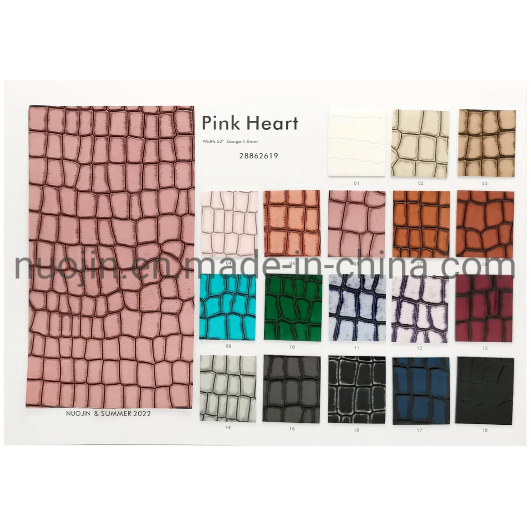 2021colorful Leather Alligator Print PU Leather Rolls Faux Leather Rolls