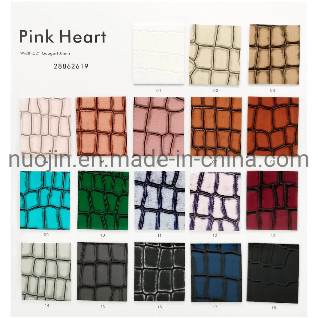 2021colorful Leather Alligator Print PU Leather Rolls Faux Leather Rolls