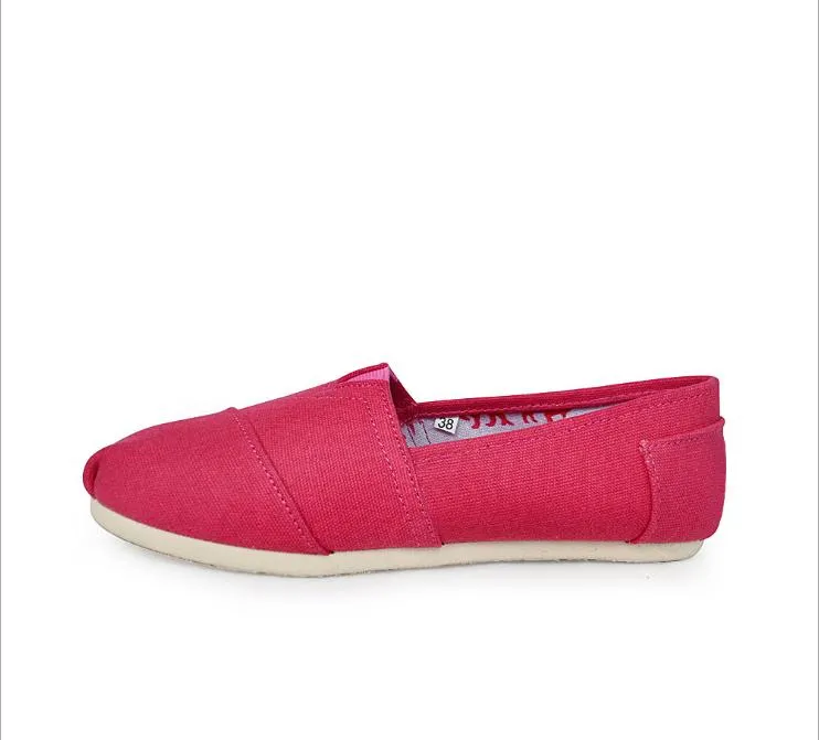 2021factory Direct European and American Canvas Shoes Men and Women Loafers Pure Color Thomas Shoes Trade Thomas Cloth Shoes Mary Shoes