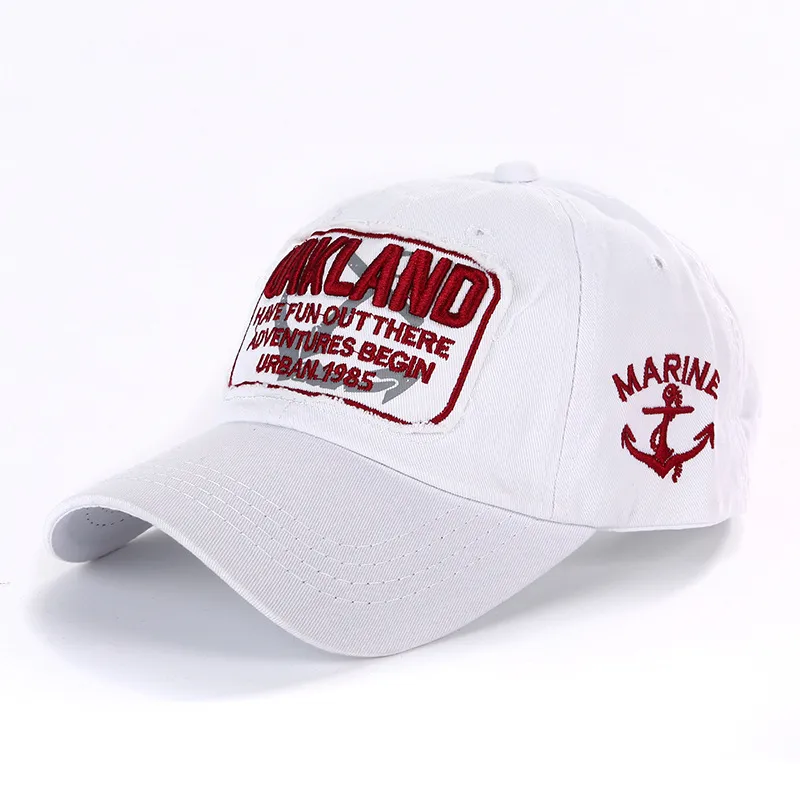 2021fahion Alphabet Oakland Embroidered Baseball Cap Europe and The United States Multicolor Popular Wholesale