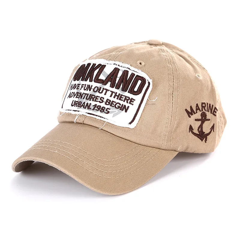 2021fahion Alphabet Oakland Embroidered Baseball Cap Europe and The United States Multicolor Popular Wholesale