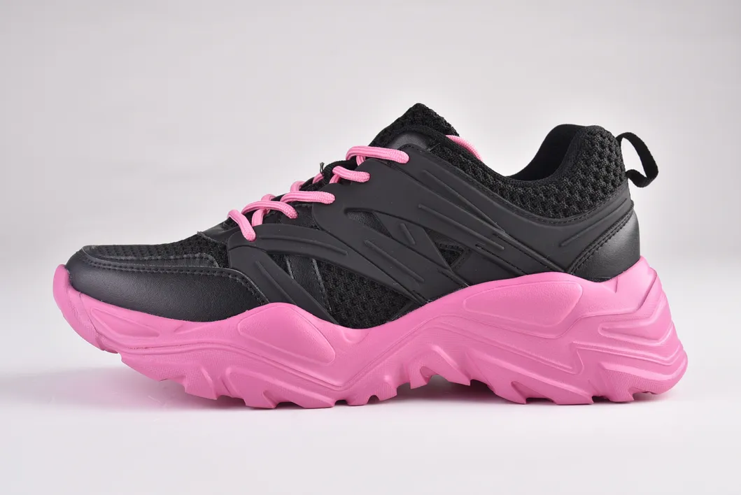 2021new Arrivals Latest Design Casual Sports Tennis Shoes Stylish Height Increasing Women′ S Fashion Sneakers