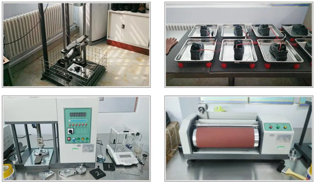 White Microfiber Injection Safety Boots with Double Density PU/PU Outsole Ly-2239