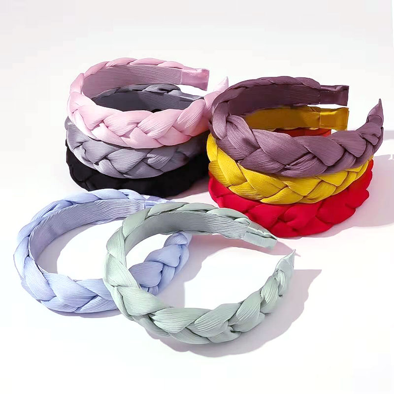 Why Should You Choose a Wide Imitation Silk Fabric Braided Headband?