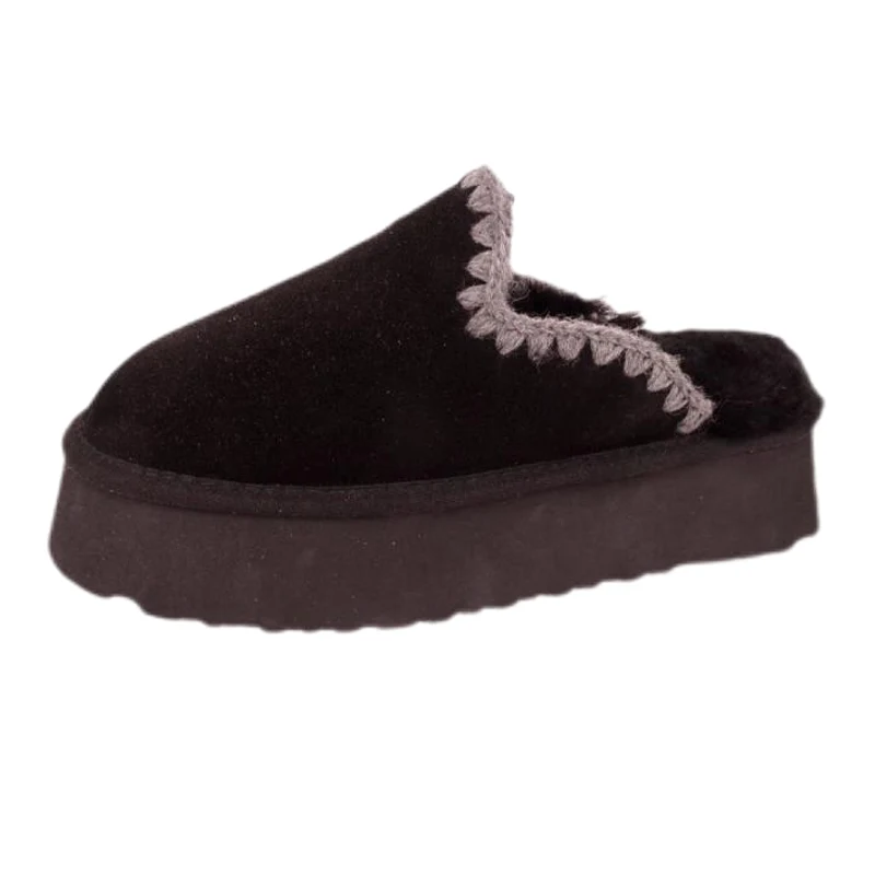 Why Are Winter Stitching Genuine Suede Cozy Slippers So Popular This Season