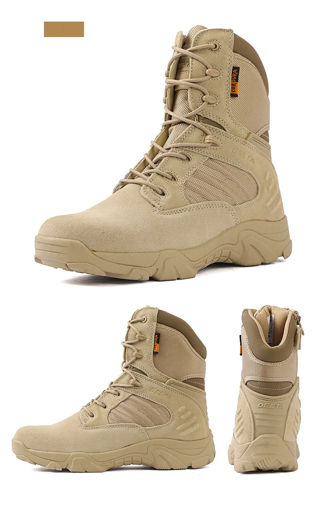 Army Style Jungle Old One Side Jip Strong Desert Sepatu Guangzhou Bats Boots