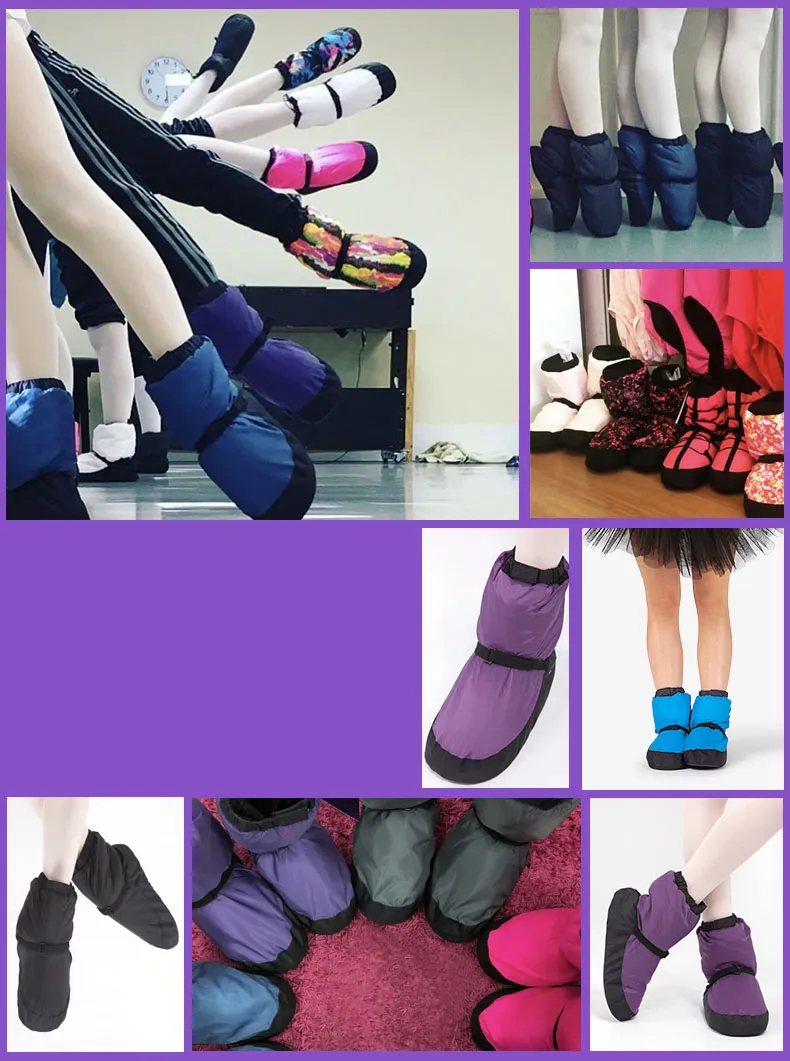 Ballet Winter Training Dance Boots, Warm Boots Booties Shoes for Competition