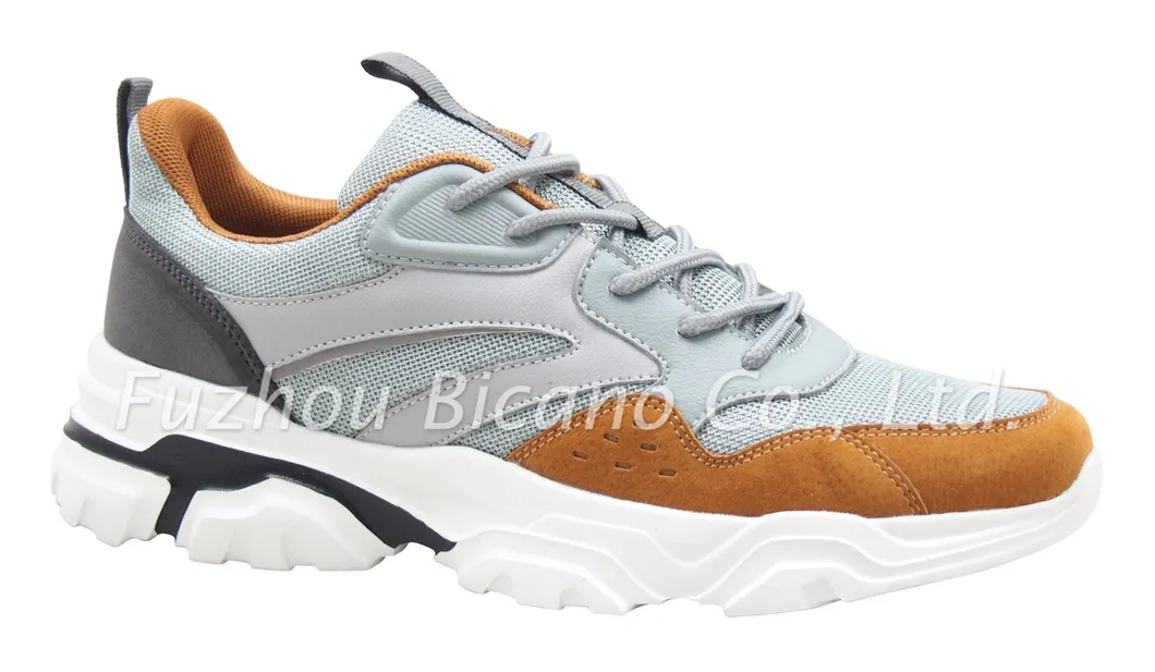 Bia20m-79 Men Casual Sport Shoes Trainer Treaded Chunky Sole
