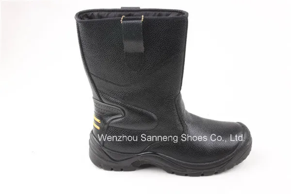 Black Leather Upper Safety Rigger Boot with CE Certificate (SN1358)