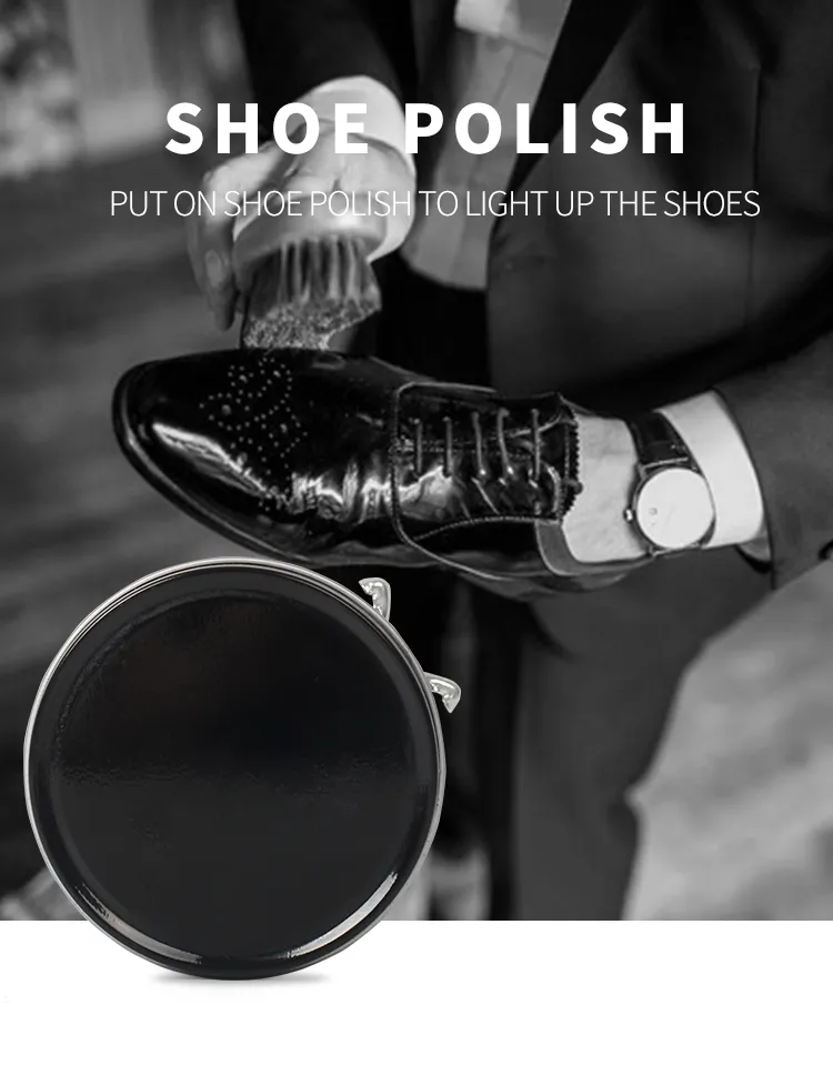 Black Shoeshine for Leather Shoe Polish Shinning Brand Lude Shoe Polish Leather cleaning