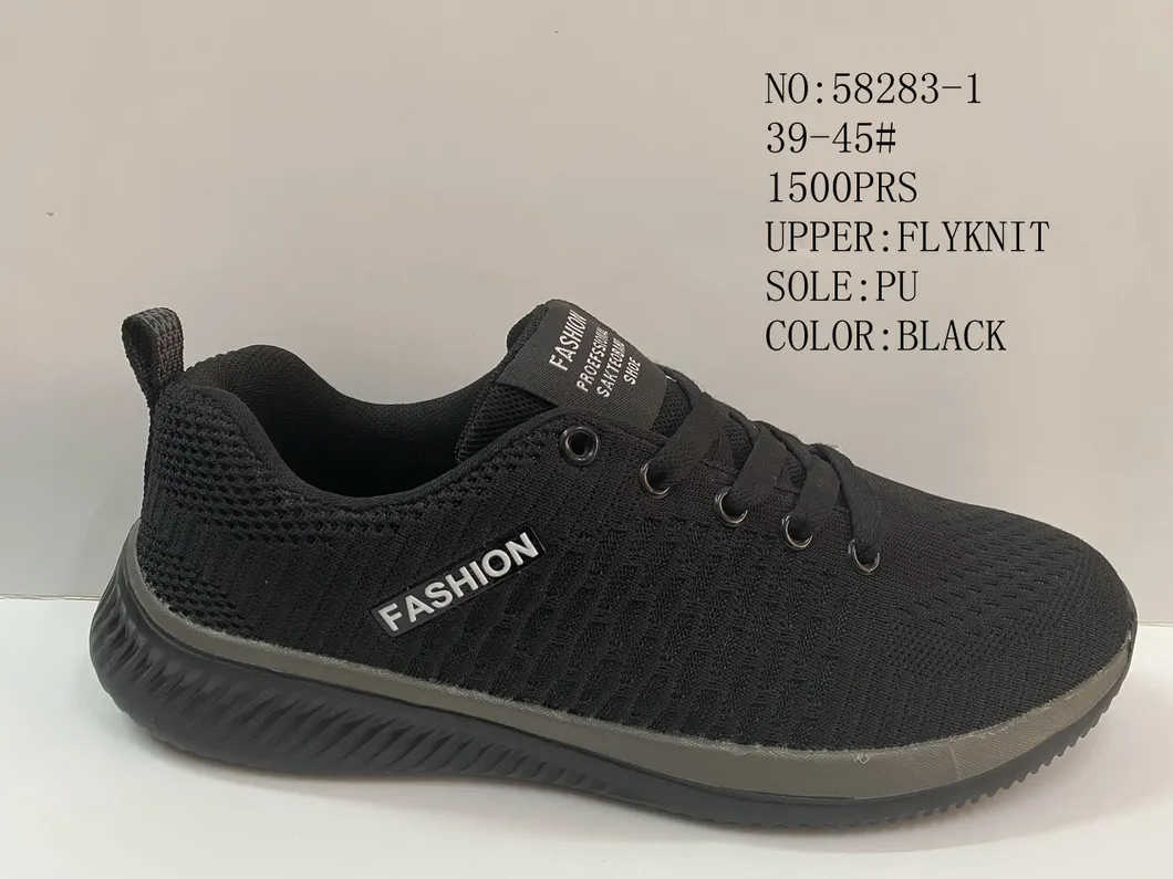 Cheap Price Flyknit Upper Men Sport Stock Shoes (No. 58283)