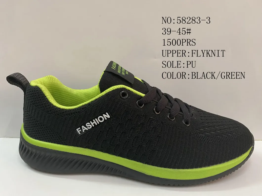 Cheap Price Flyknit Upper Men Sport Stock Shoes (No. 58283)