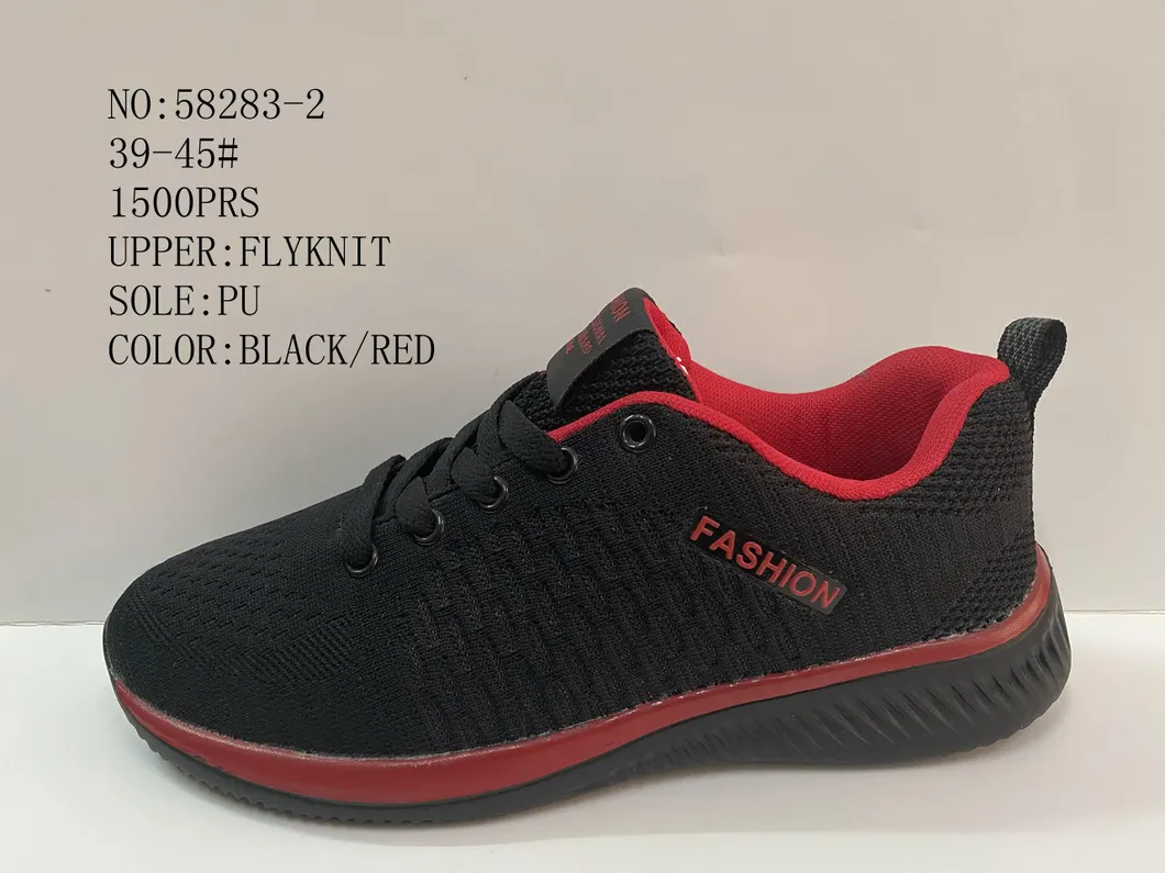 Cheap Price Flyknit Upper Men Sport Stock Shoes (No. 58283)