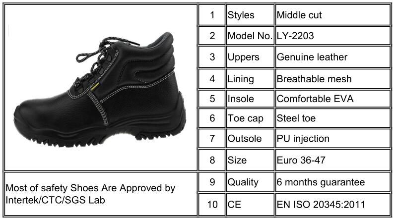 Cheap Price Wearing Resistant Industrial S1p Sbp S3 Waterproof Shock Absorption Mens Work Steel Toe Safety Shoes