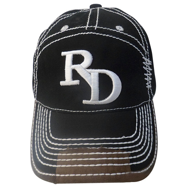 Checked Fabric Dad Hat with Logo Gj1710b
