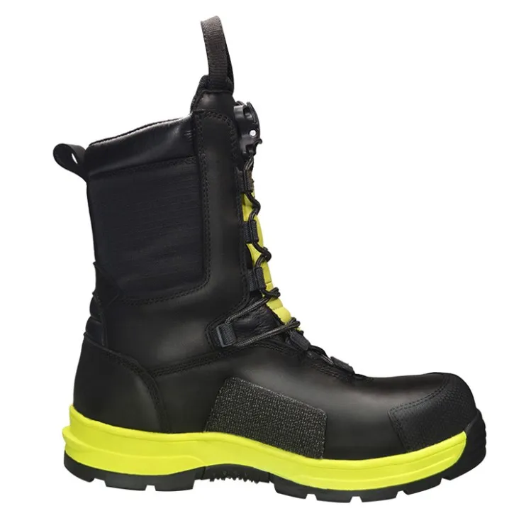 Chinese High Temperature Resistant Rubber Firefighting Boots Protect Fireman