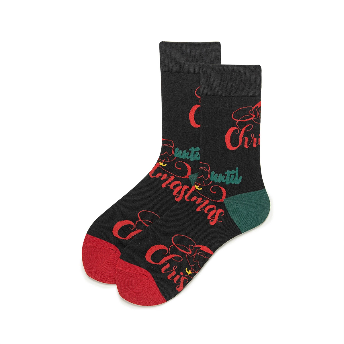 Christmas Socks Cute Illustration Santa Socks Christmas Tree Socks Medium Stockings