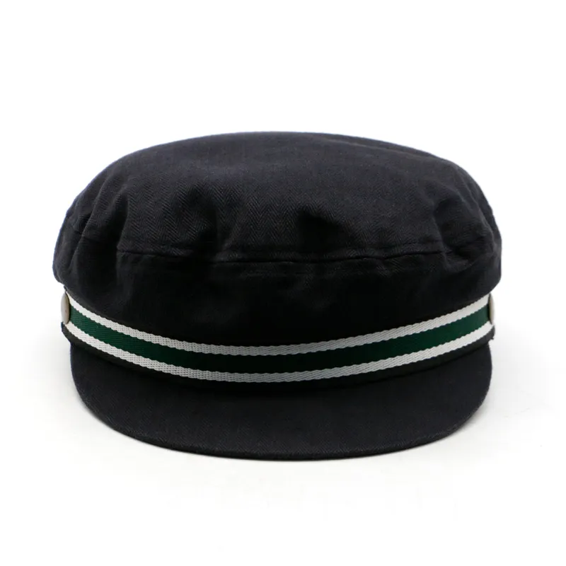 Classic Mariner Style Greek Fisherman′s Sailor Newsboy Hats with Comfort Elastic Back
