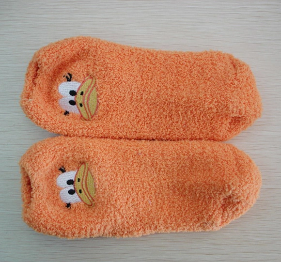 Cosy Socks with Embroidery Animal Picture