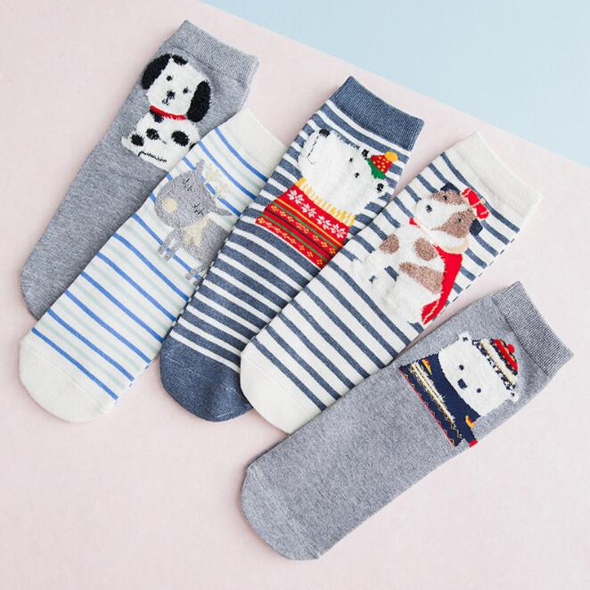 Cotton Feather Cosy Knitted Socks Warm Happy Cheap Socks Da Caverna Meia