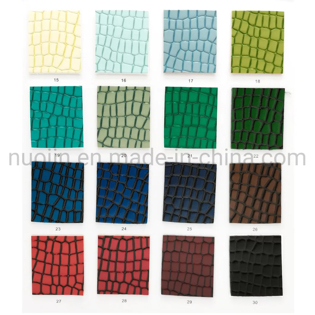 Crocodile Pattern PU Handbag Synthetic Leather for Sofa Furniture Book Cover
