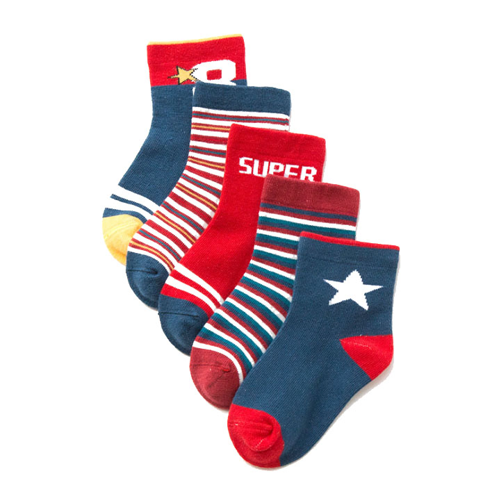 Custom Baby Boy Girl Cartton Cotton Kids Socks Newborn Infant Toddler Kids Socks
