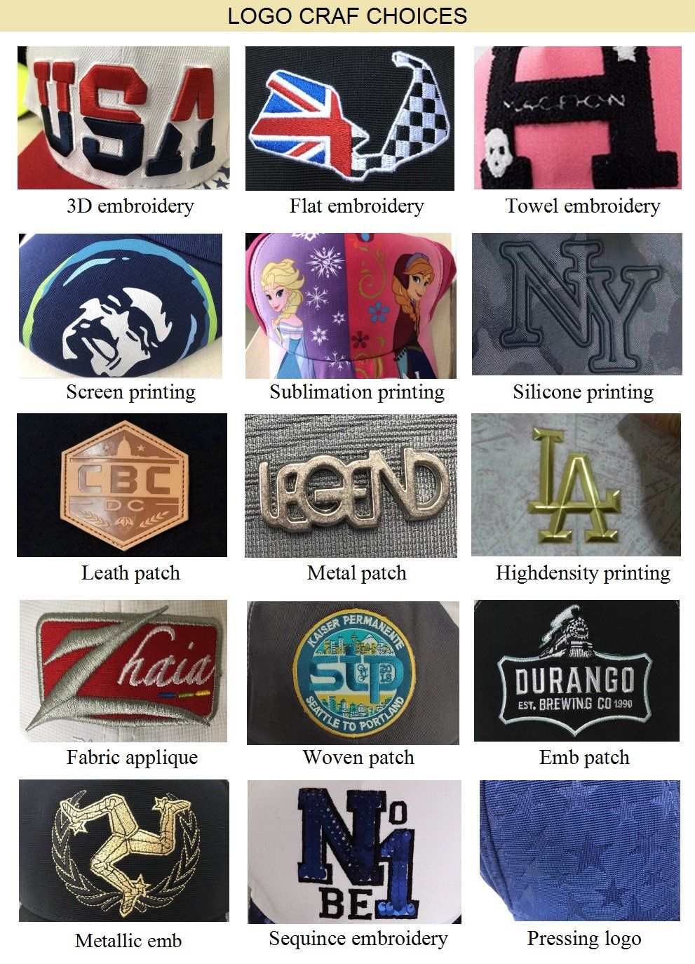 Custom Brand Hip Hop Cap Black Snapback Cap 3D Embroidery