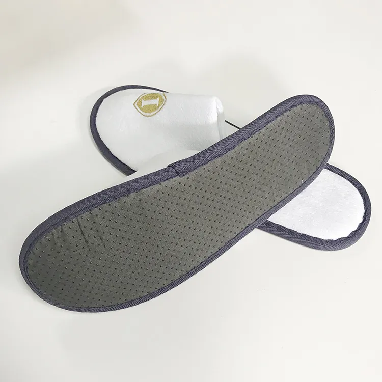 Custom Colours Disposable Terry Washable Indoor SPA Hotel Slippers
