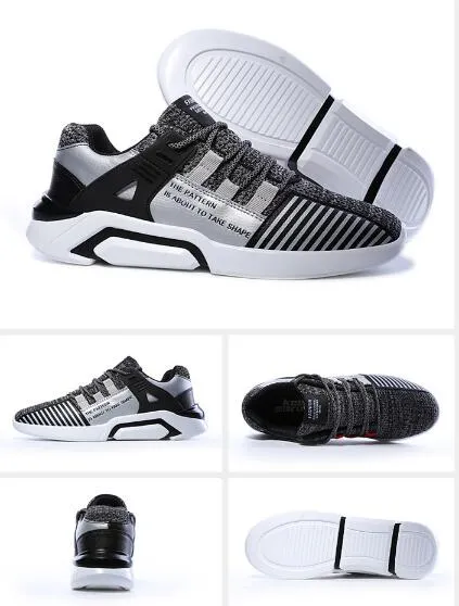 Custom Fashion Sneakers Man Flyknit Sport Shoes Running Sneakers