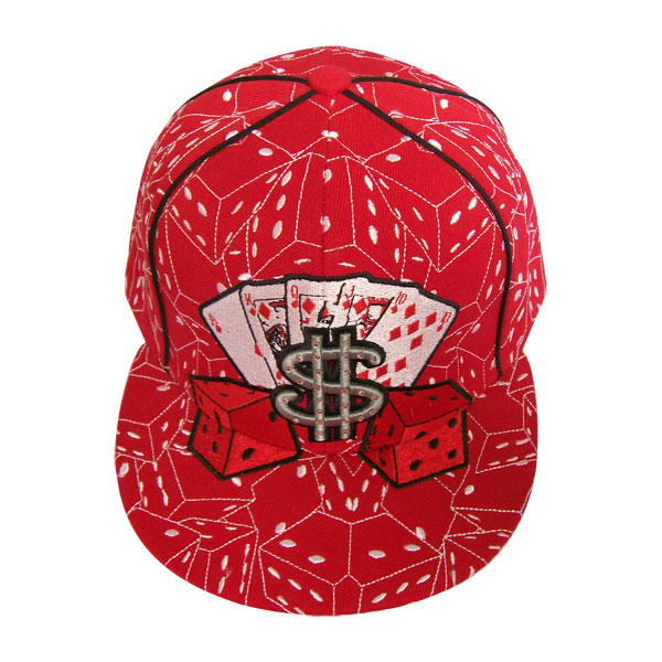 Custom Fitted Baseball Cap /Snapback Cap with Label Applique 1713