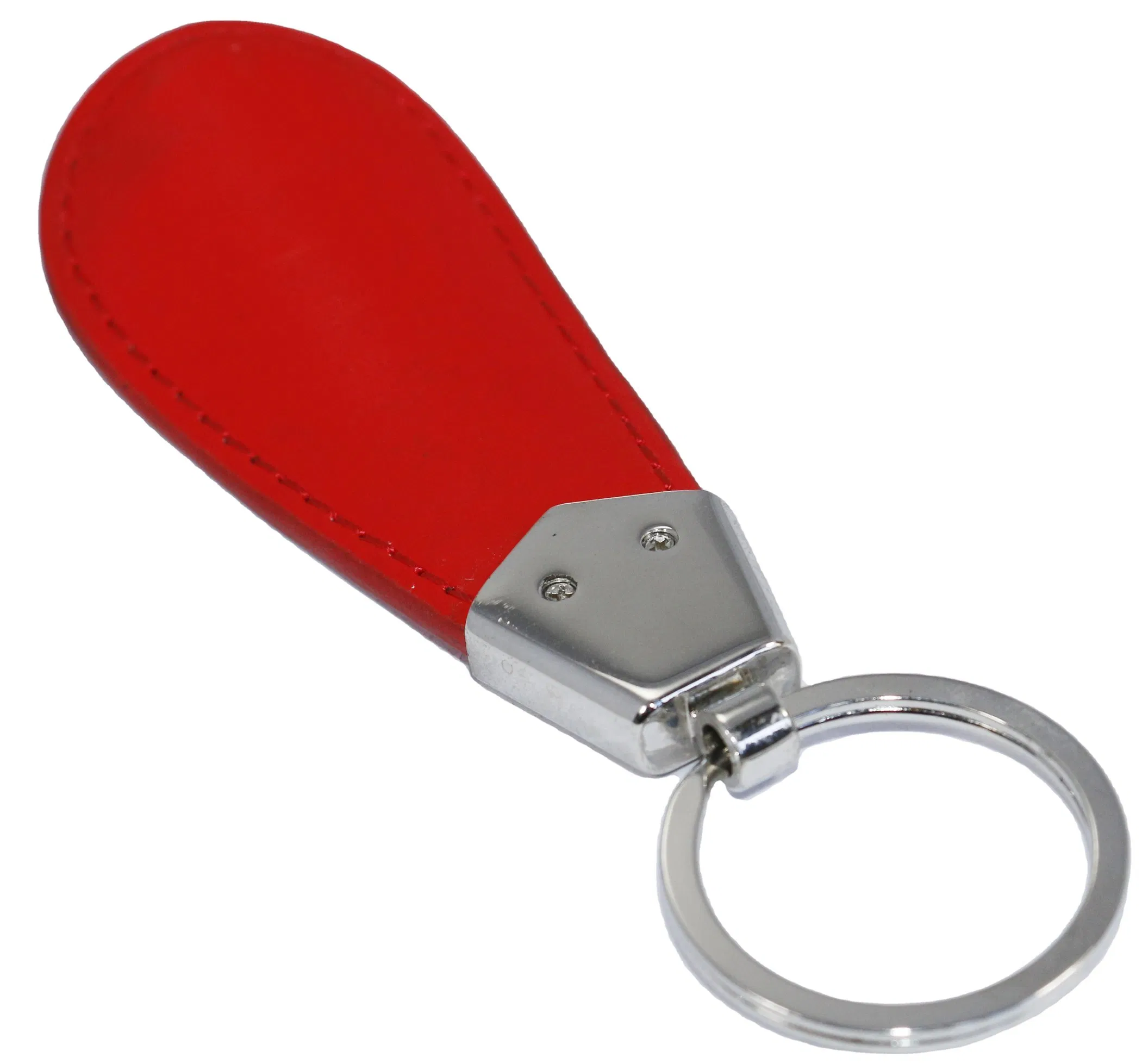 Custom Logo Black Color Leather Shoehorn Key Chain