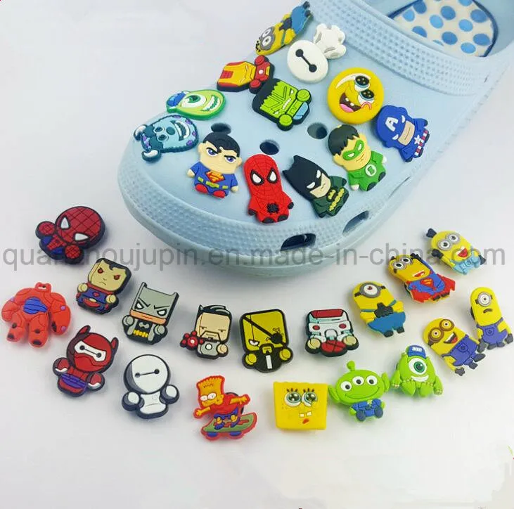 Custom PVC Various Garden Shoes Decoration Ornament Charms