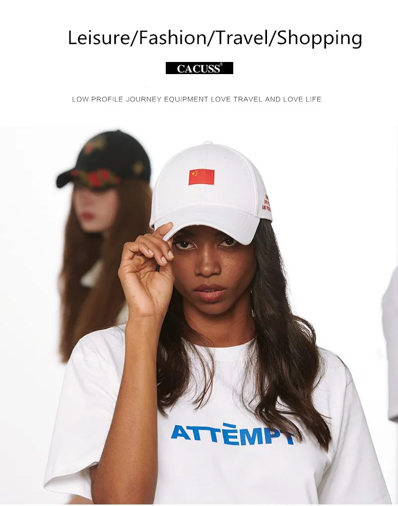 Custome Visor Caps Leisure Sport Golf Hat 6 Panel Cotton Baseball Cap Headwear