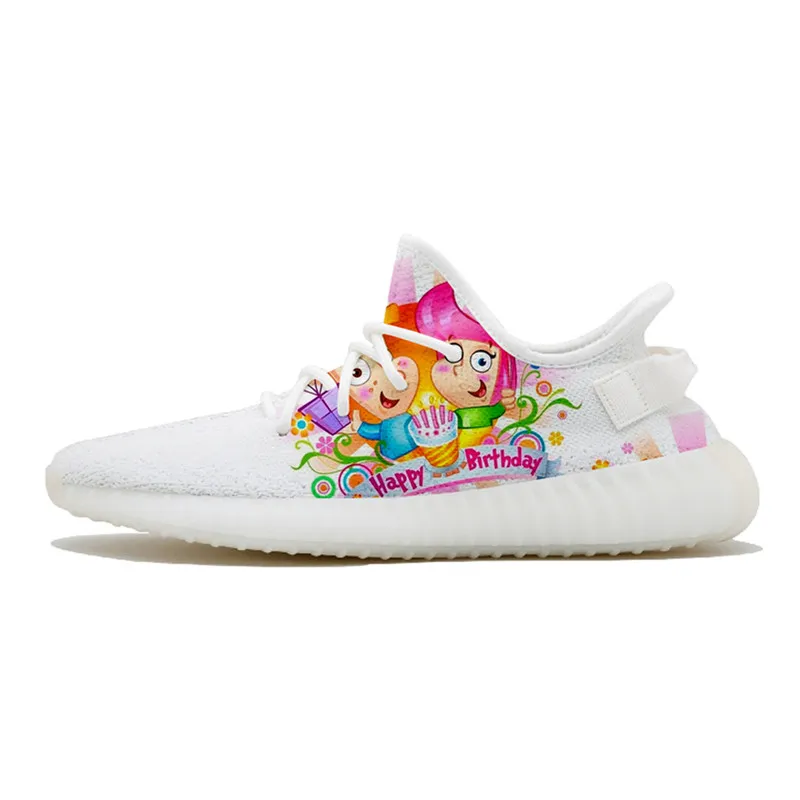 Designed Custom Printing Fashion Shoes for Women Causal Sneakers Teenagers Girls Lightweight 3D Trainers Children Size Pod Sneakers