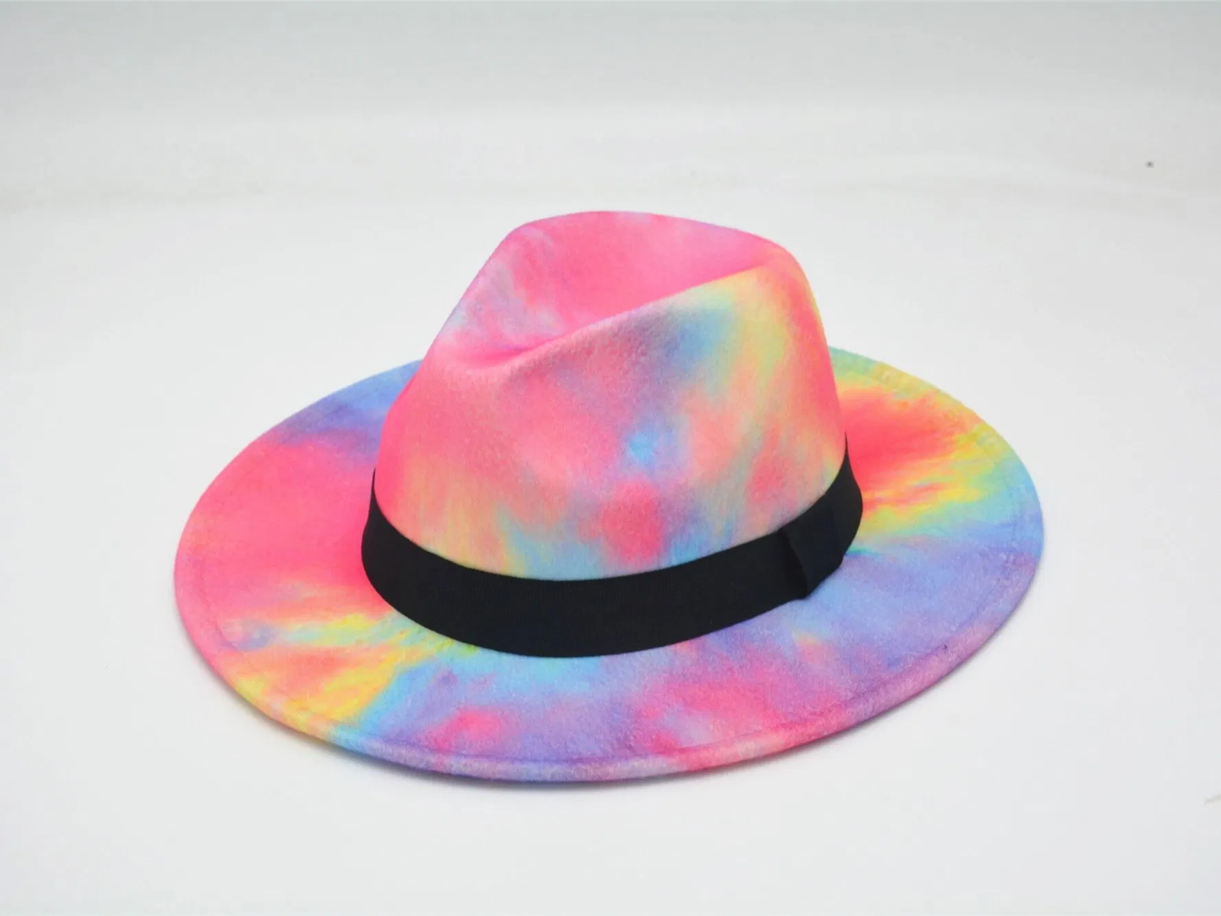 Dobby Plain Dyed Merino Wool Trend Jazz Hat of Factory Price
