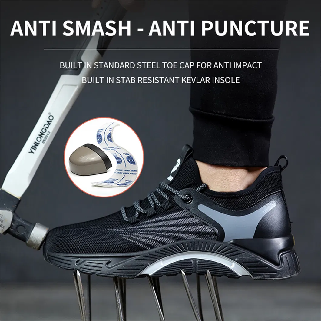 Dropshipping Basic Cattierpiller Rubber Protective Sketchers Safety Shoes