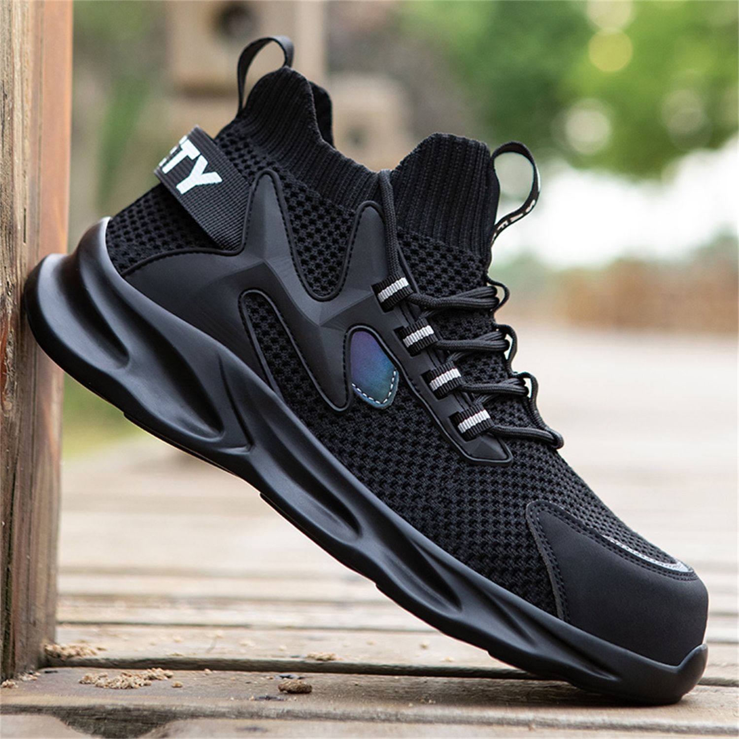 Dropshipping Best Brand Lightweight Steel Toe Sports Men Work Safety Shoes
