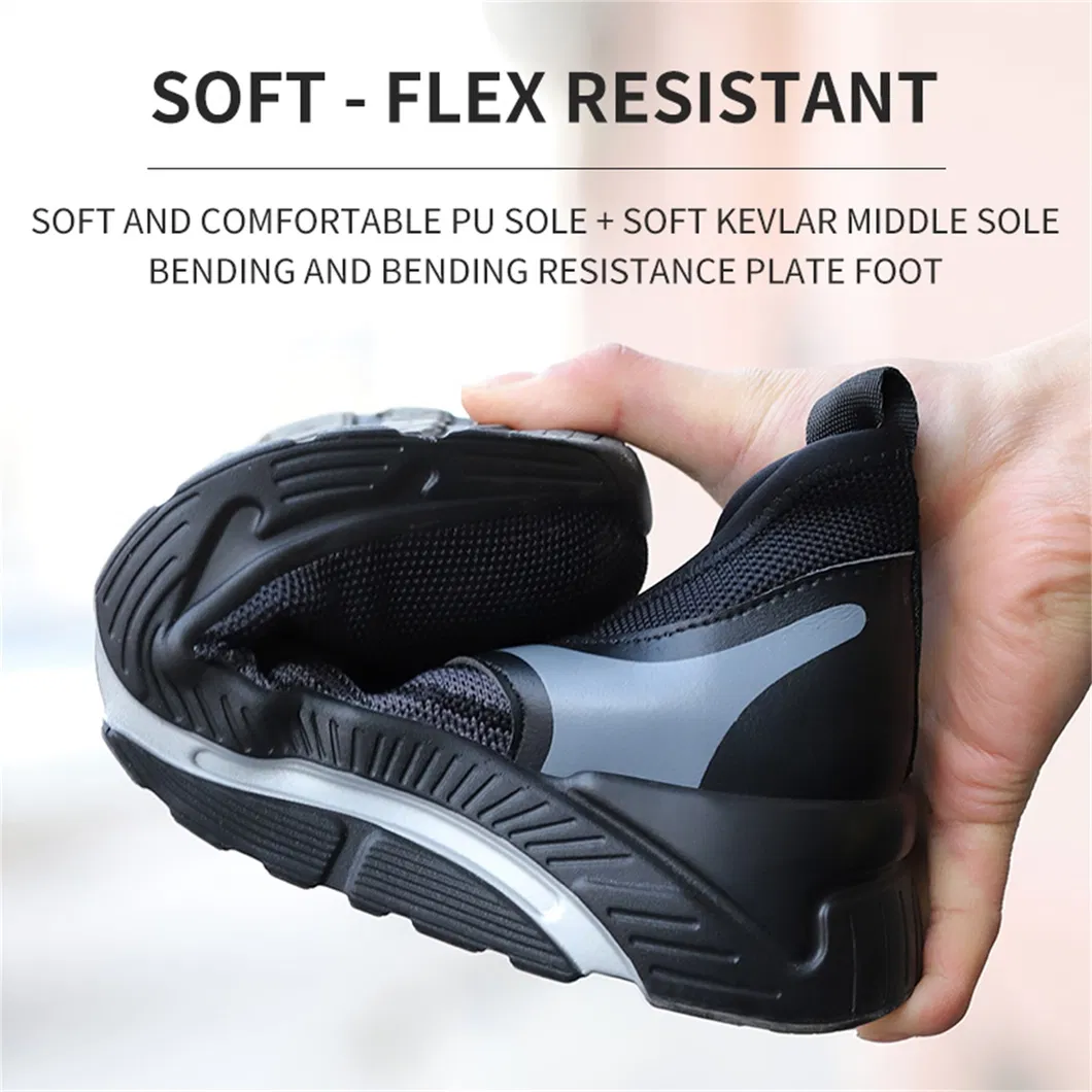 Dropshipping Comfortable Dikhao Na Composite Toe Casual Safety Shoes Without Lace