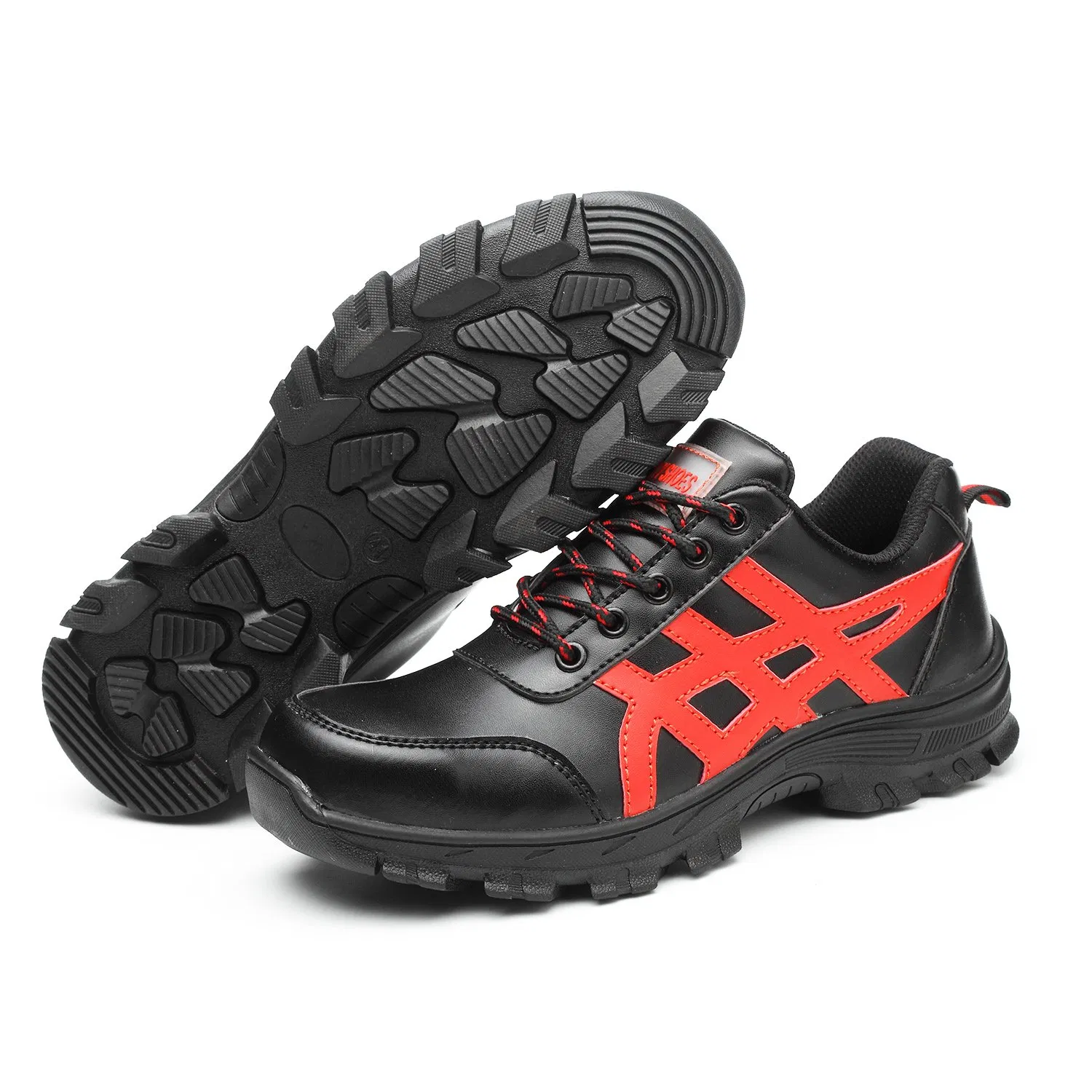 Dropshipping Fashionable Big Size Cow Leather Steel Toe Dewalt Air Safety Shoes