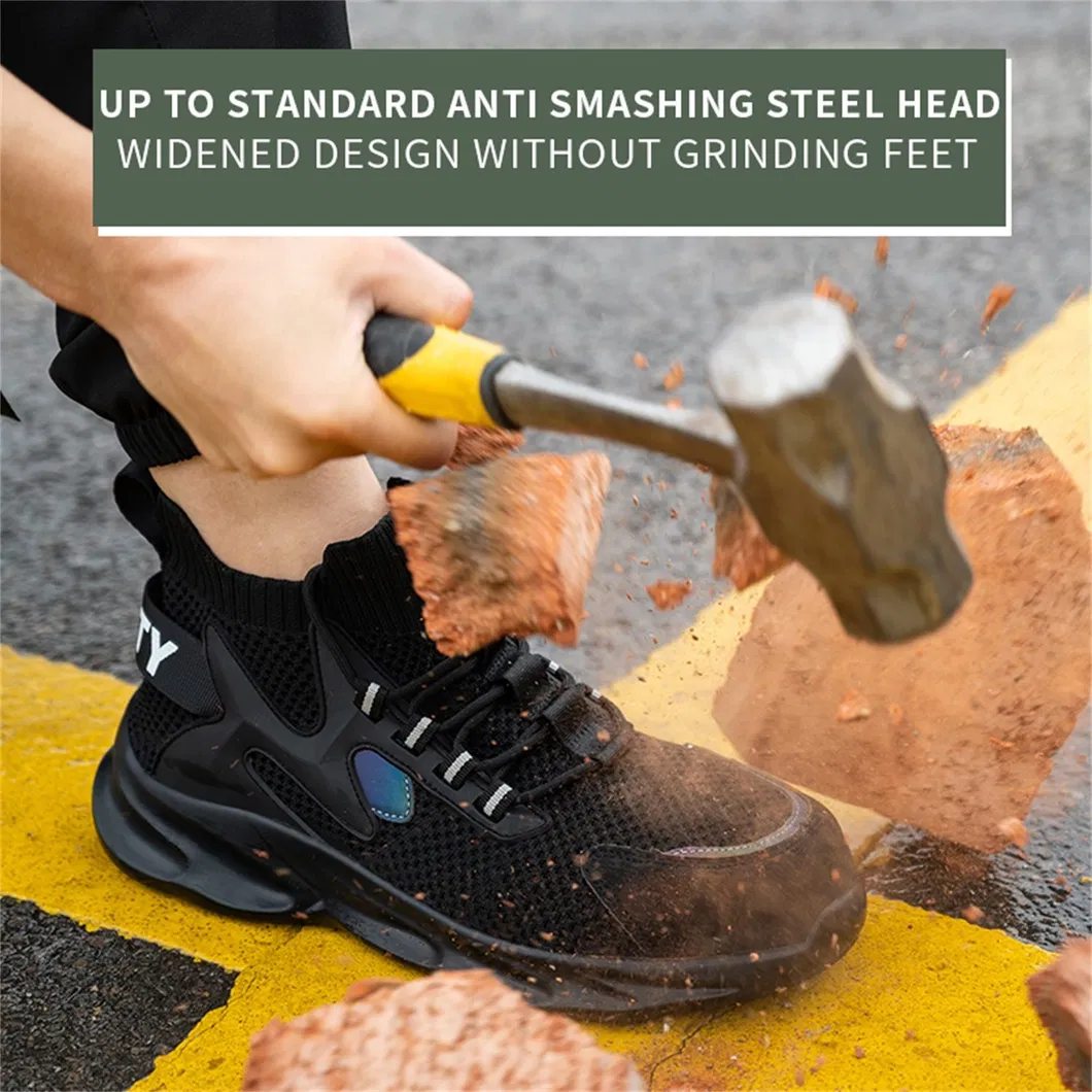 Dropshipping Steeltoe Shoes Working PVC Industrials Mining Safety Boots for Men