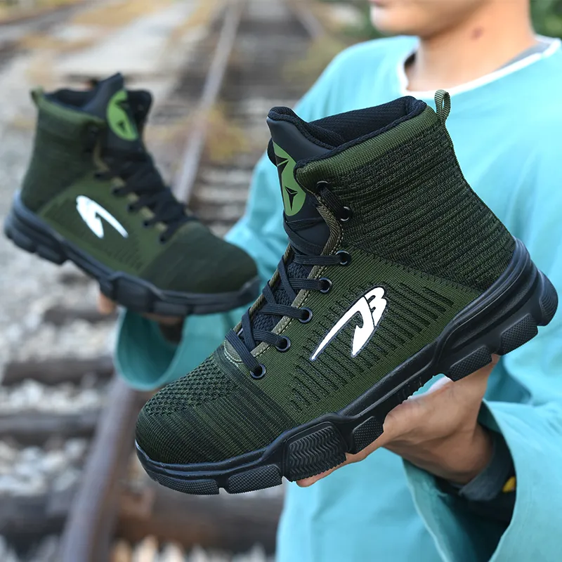 Dropshipping Styles safety Industry No Lace Famous Brand Pictures of Safety Shoes