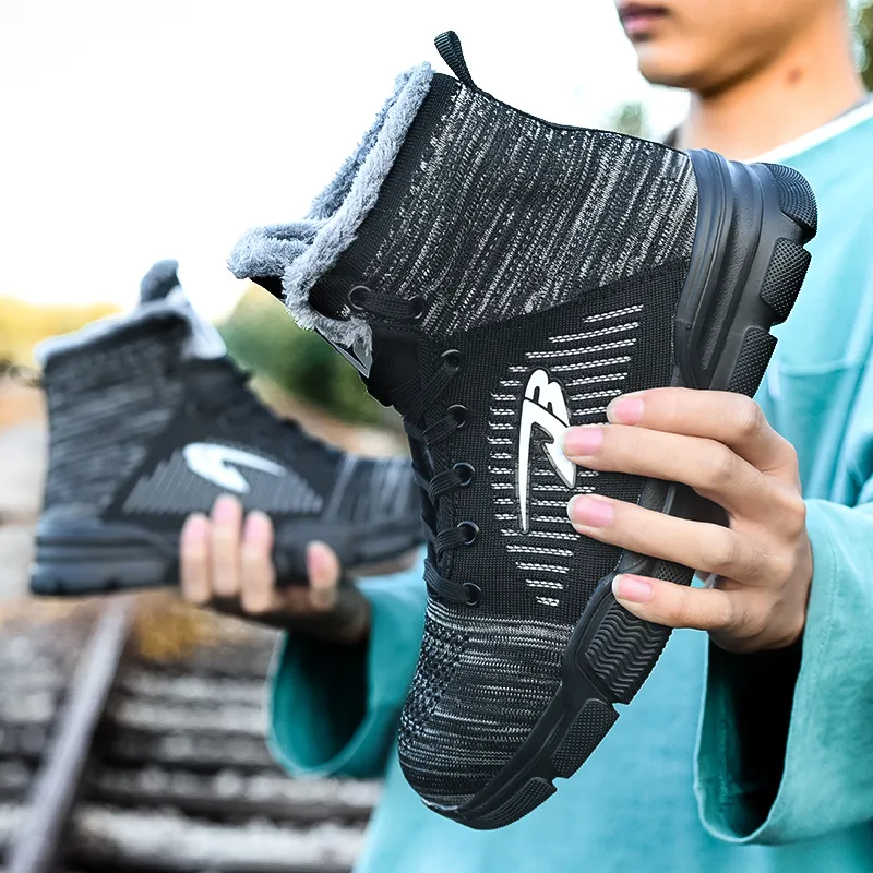 Dropshipping Styles safety Industry No Lace Famous Brand Pictures of Safety Shoes
