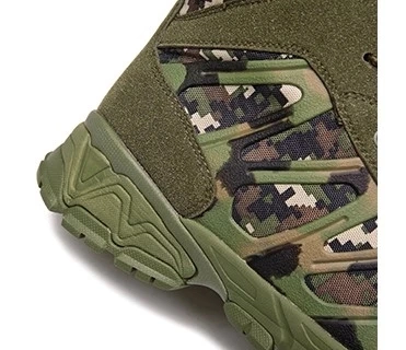 Factory Custom Camouflage Desert Jungle Shoes Combat Army Style Military Style Leather Boots