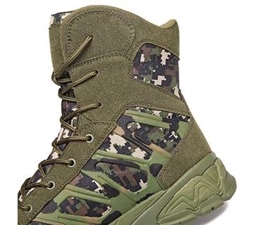 Factory Custom Camouflage Desert Jungle Shoes Combat Army Style Military Style Leather Boots